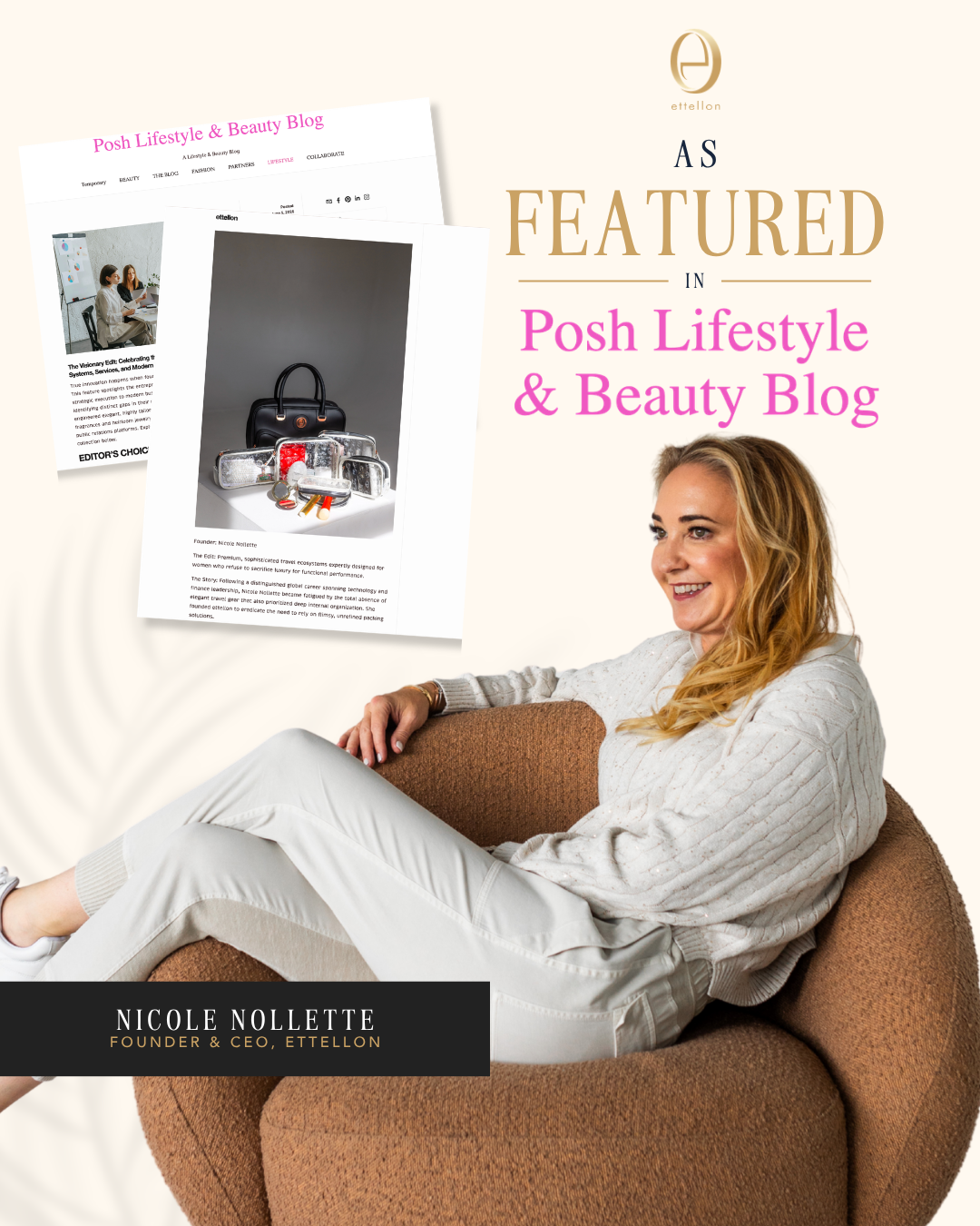 ettellon Featured in Posh Lifestyle & Beauty Blog’s The Visionary Edit